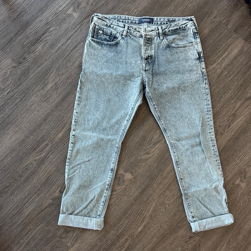 Scotch & Soda Men's Denim Jeans in Light Blue